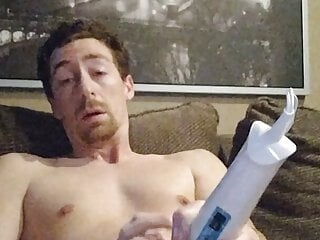 First Time Using Hitachi Wand On My Dick On Camera free video