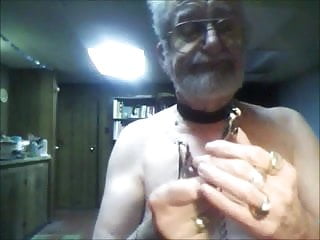 Tommy Demonstrates Nipple Clamps - Then He Cums free video