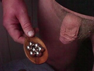 Wooden Spoon Foreskin With 7 Ball Bearings free video