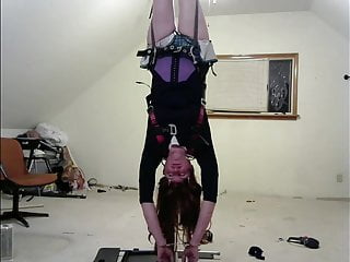 Crossdresser In Multiple Bondage Positions 3 free video