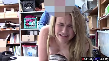 Blonde Teen Caught Stealing And Fucked By A Security Guy free video