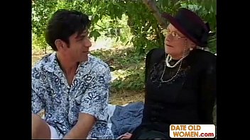 Granny Kathy Gets Fucked In The Woods Like A Whore free video