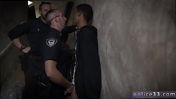 Leather Cop Blowjob Video Gay First Time Suspect On The Run, Gets free video