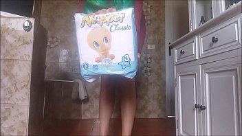 My Diaper's And Absorbs Passion Will Make U Hard free video