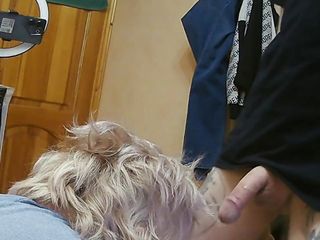 Stepmom Ignores My Cock And I Cum On Her Hair free video