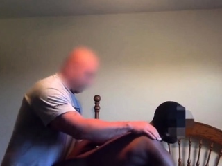 Skinhead White Thug Bare Pounds Black Bitch free video