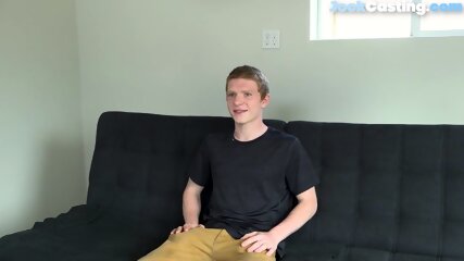 Auditioning Ginger Jerking Off Until Cumshot free video